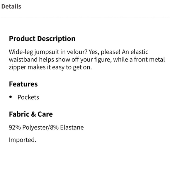 Fabletics Velour Jumpsuit - Picture 4 of 6